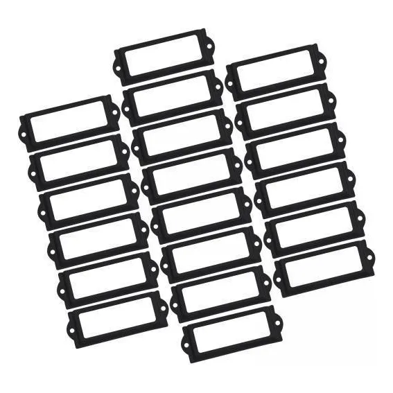 2 X 20x Portaetiquetas, Tirador De Etiqueta De Cajón Con