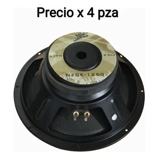 Corneta Medio 12 Pulgadas 8 Ohm 537w Hasta 4000 Hz Bobina 2