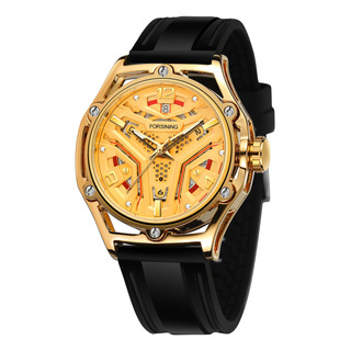 Reloj De Pulsera Mecánico Deportivo Con Correa De Silicona P Reloj De Pulsera Mecánico Deportivo Con Correa De Silicona P