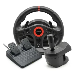 Volante Gamer 270° Pedais Cambio Para PC, PS3, PS4, Switch, Xbox One, Xbox Serie