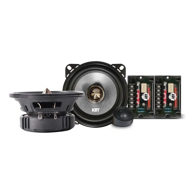 Componente 4 Pulgadas Kbt 100w 35rms Medio Crossover Tweeter