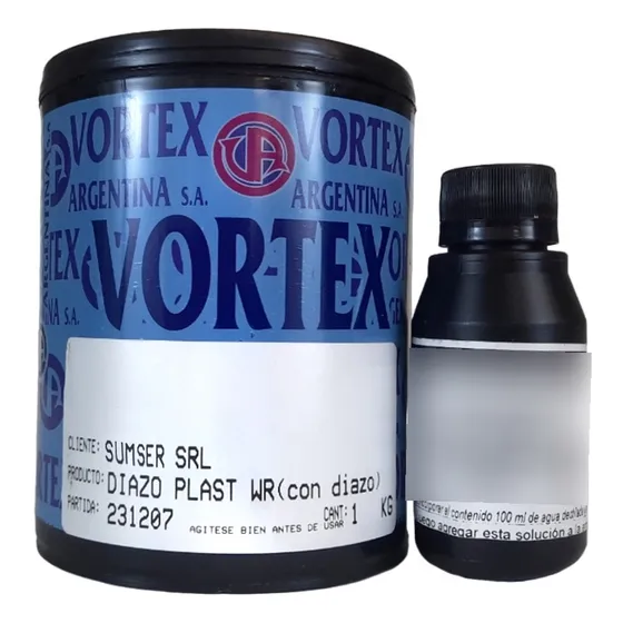 Emulsion Al Diazo Serigrafia Textil Diazoplast Wr 