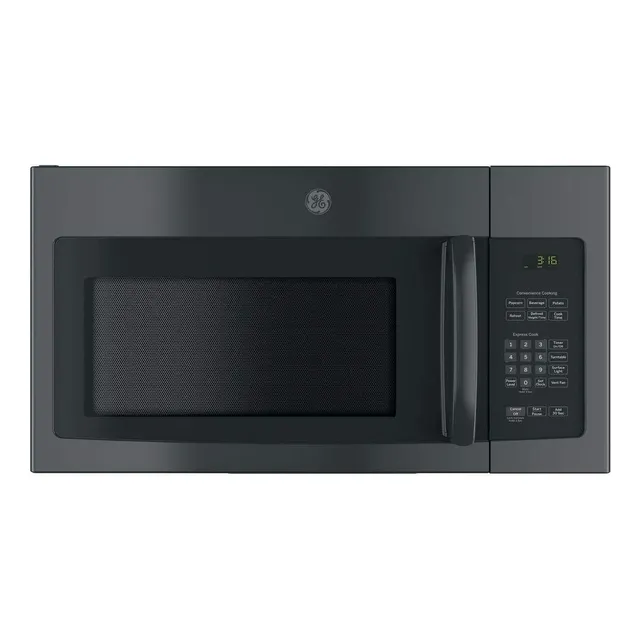 Jnm3163djbb 1.6 Cu Pie Negro Microonda Sobre Gama