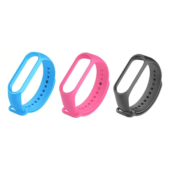 Pack De 3 Correas Compatibles Con Mi Band 3 Y Mi Band 4