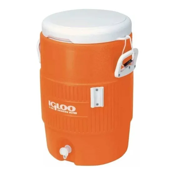Termo Igloo 5 Galones 20 Litros Color Naranja