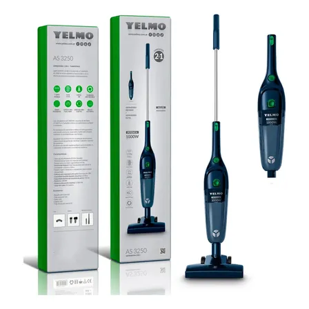 Yelmo AS3250 2 en 1 1000 W, 17.000 Pa, HEPA, ciclónica sin bolsa