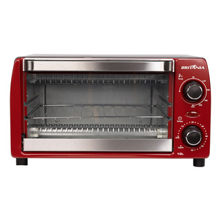 Forno Elétrico Britùnia Bfe10 10l Vermelho 1050w Com Timer Forno Elétrico Britùnia Bfe10 10l Vermelho 1050w Com Timer