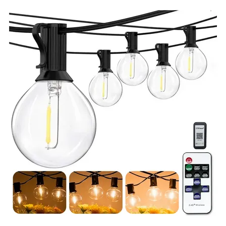 G40 30m Inquebrável Varal Luz De Corda Bluetooth 40 Lampadas