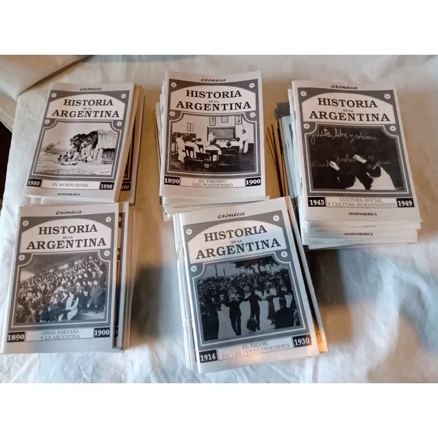 76 Fasciculos Cronica Historia De La Argentina M Buen Estado
