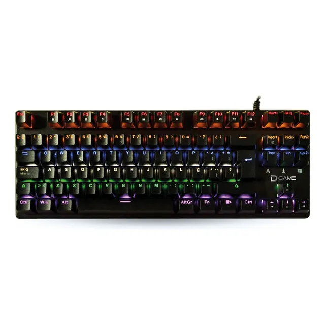 Teclado Gamer Mecánico Rgb Español Dralionn 