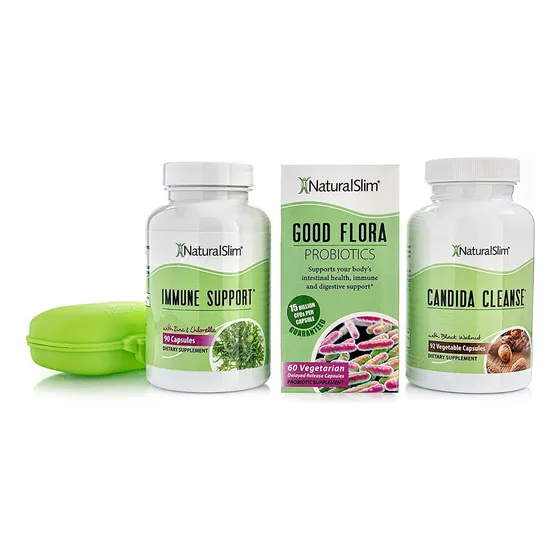 Frank Suarez Naturalslim Candiseptic Kit Max Limpieza +detox
