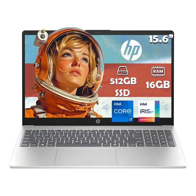 Laptop Hp 15-fd0557rn Intel Core I7-1255u 512gb Ssd 16gb Ram Full Hd 1920x1080px Gráficos Intel Iris Xe Windows 11 Home