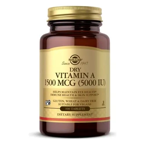 Solgar Vitamina Seca A 1500 Mcg (5000 Iu,) 100 1d6yn