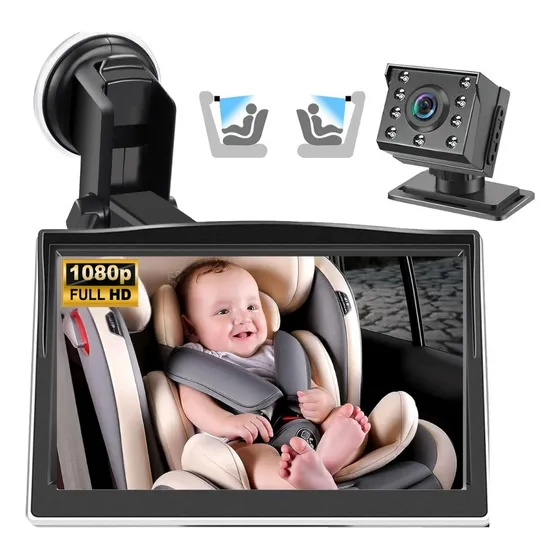 Camara De Bebe Para Automóvil Pantalla Visión Nocturna