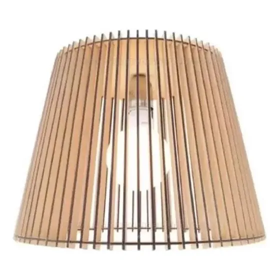 Lampara Techo Colgante Moderna Nórdico Mdf Decoración