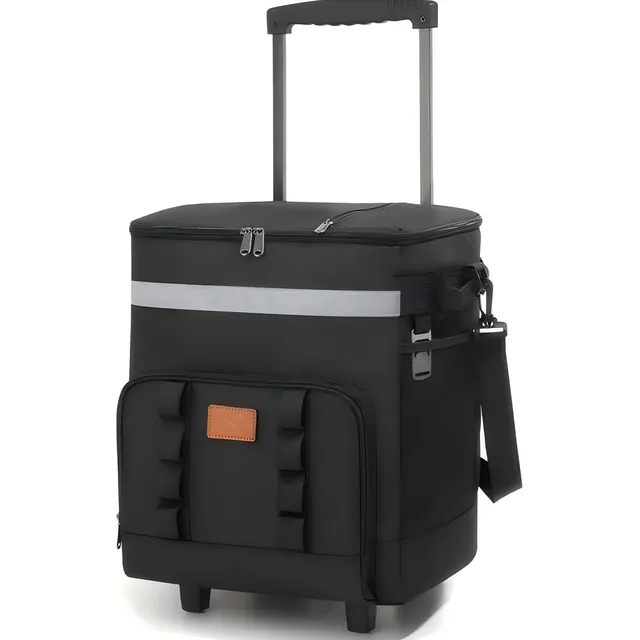 Hielera Portátil Con Ruedas 35l Bolsa Térmica Plegable Playa