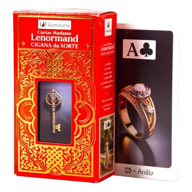 Mazo Tarot Cartas Madame Lenormand Iluminarte Gitanas 36 Nai