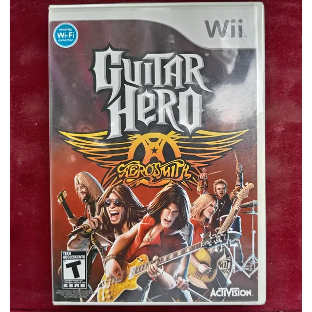 Guitar Hero Aerosmith ( Nintendo Wii ) ( Sellado ) 20v (^o^)