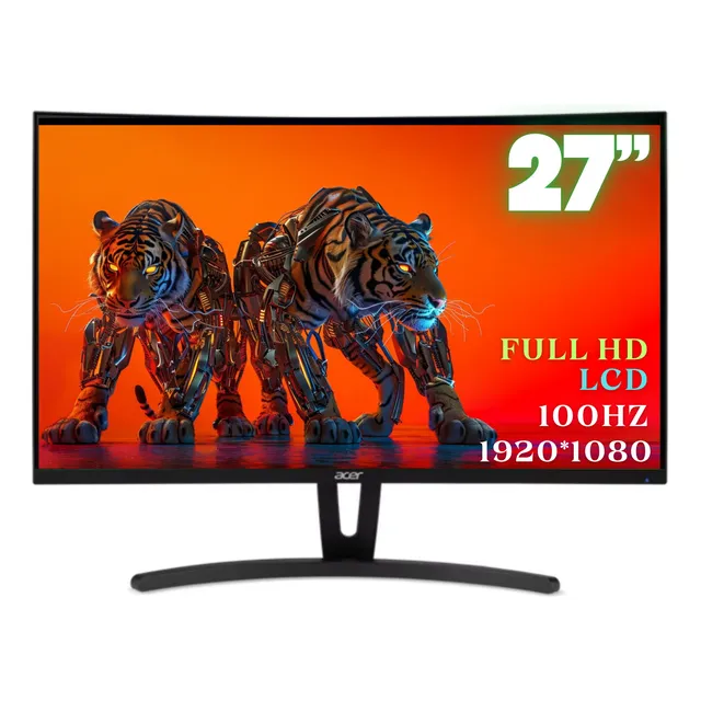 Monitor Gaming Ed273 Hbmiix 27  Curvo Full Hd, 100hz Amd