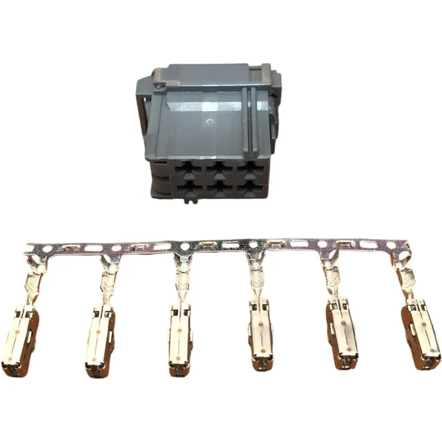 Conector 6 Pinos C/ Terminais P/ O Modulo Ptm Man Volkswagen