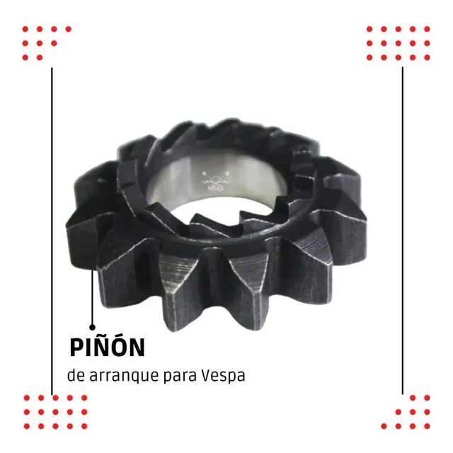 Piñon O Engranaje De Arranque Para Vespa