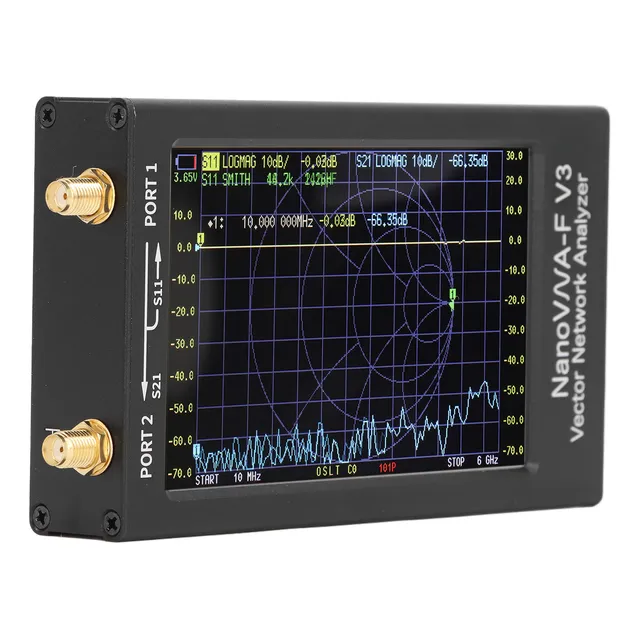 Analizador De Red Vector Hf Con Pantalla Táctil Vectorial De