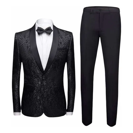 Traje Smoking Importado ( Saco Y Pantalon )