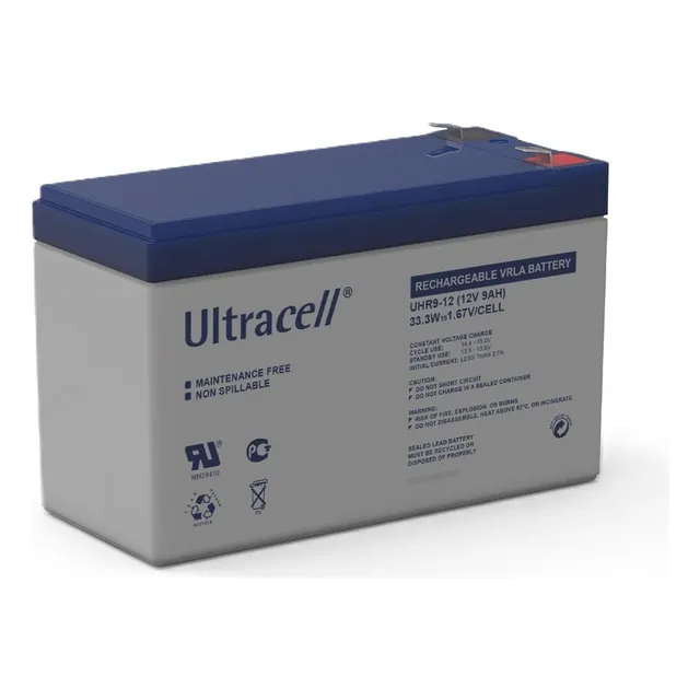 * Batería Recargable Gel 12v 9ah Ultracell Ups Alarmas *