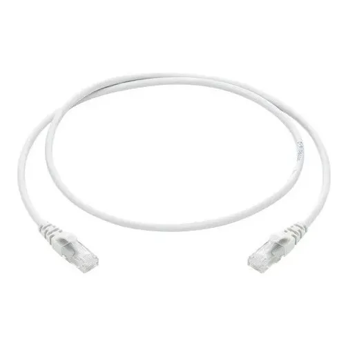 Patch Cord Cat-6a Blanco Cable De Red Armado Commscope 0.90m