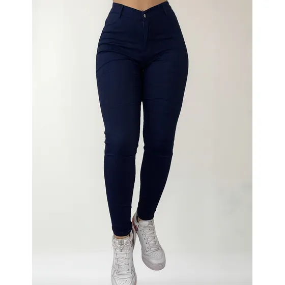 Pantalón Leggins Tipo Jeans Elástico De Mujer (colores)