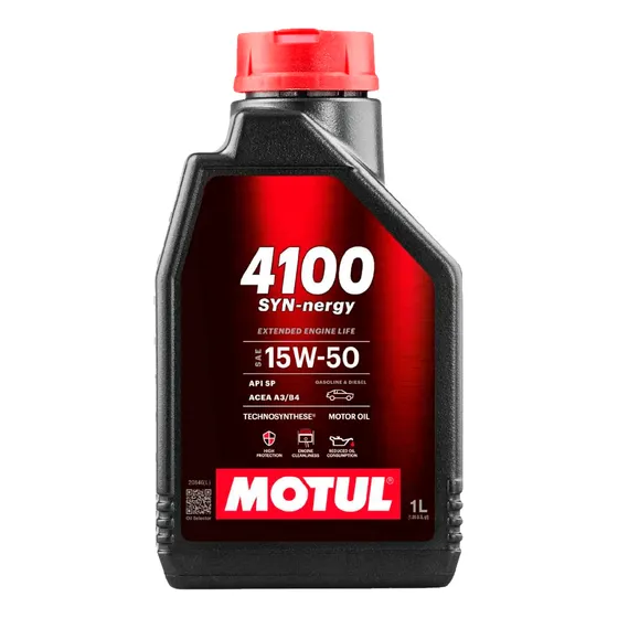 Aceite Sintético Motul Syn Nergy 4100 10w50 1l