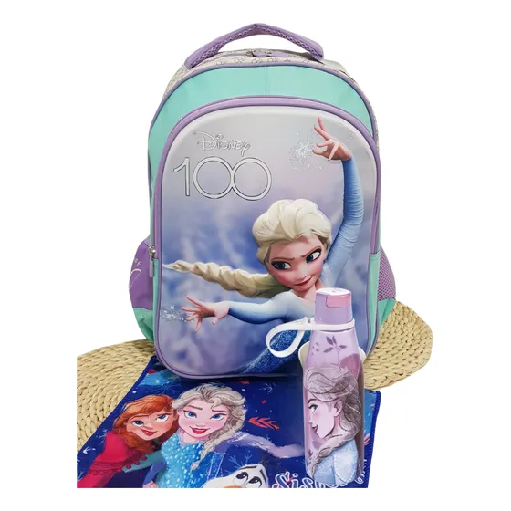 Mochila Frozen Escolar En Set