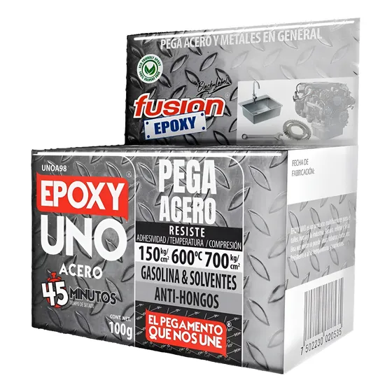 Pegamento Fusion Epoxy Uno Acero  50ml