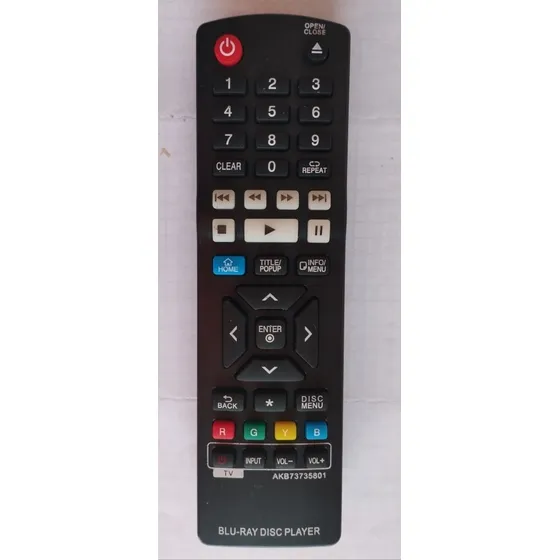 Control Remoto LG Blu Ray Modelo Akb73735801