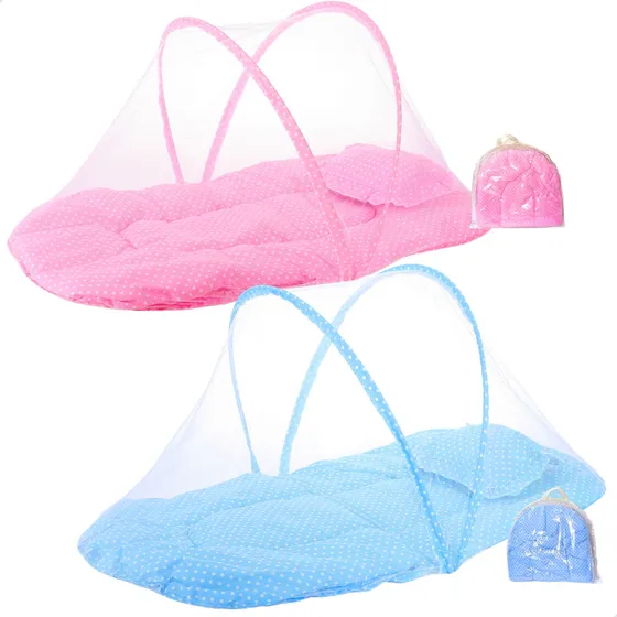 Mini Berço Portátil Ninho Redutor C/ Mosquiteiro Acolchoado