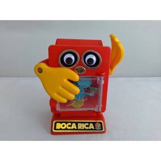 Brinquedo Antigo Estrela Boca Rica Com  Moeda Leia O Anuncio