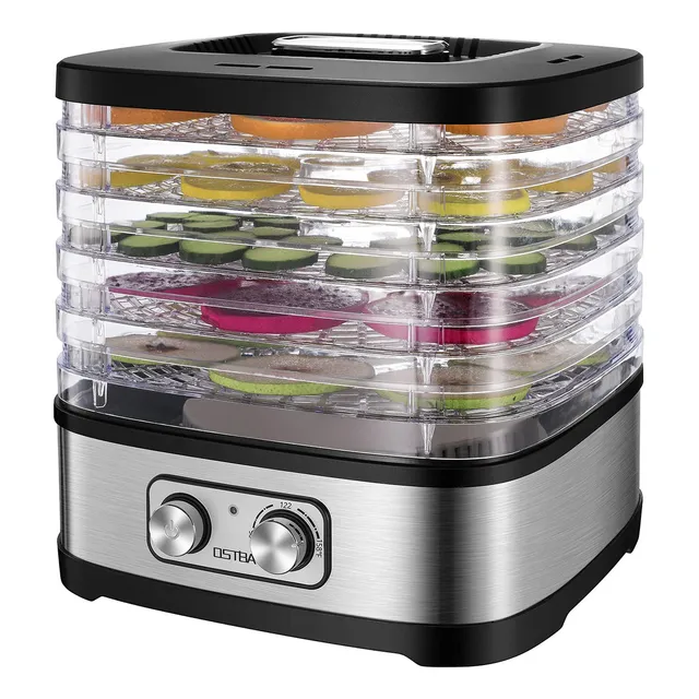 Ostba Deshidratador De Alimentos, Deshidratador Para Alimen. Color Negro, transparente, plateado