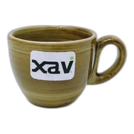 6 Taza Cafe 3oz Capuccino Porcelana C/plato Garnet Cn. 8194
