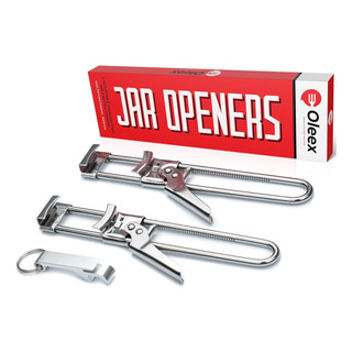 Abridor De Tarros Oleex Para Manos Debiles (2 Unidades) Con Abridor De Tarros Oleex Para Manos Debiles (2 Unidades) Con