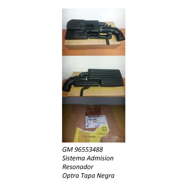 Sistema Admision Resonador Optra Tapa Negra Nuevo