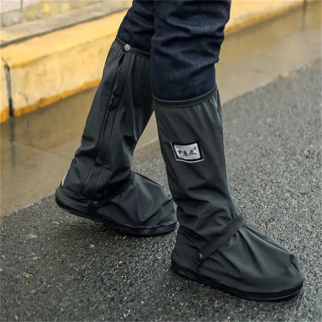 Calzado Impermeable Zapatos De Motocicleta Negro
