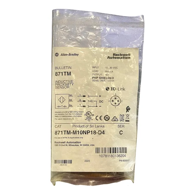 Allen-bradley 871tm-m10np18-d4  Proximity Sensor