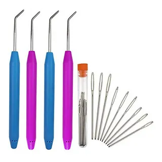 Set De 13 Piezas Ganchillos Ergonómicos Y Agujas De Tejer Pa Set De 13 Piezas Ganchillos Ergonómicos Y Agujas De Tejer Pa