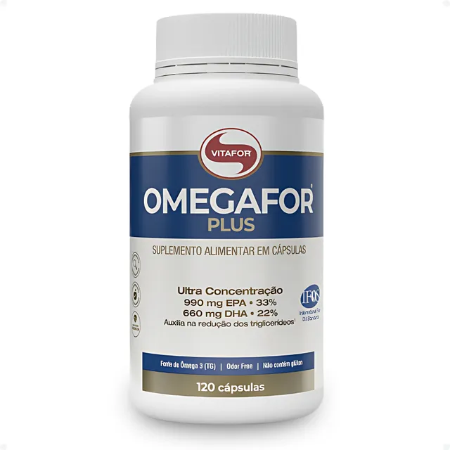 Omegafor Plus Ultra Concentrado Omega 3 120caps Vitafor Nfe