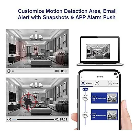 Sistema Camara Seguridad 1080p Vigilancia Hd 1 Tb 8ch