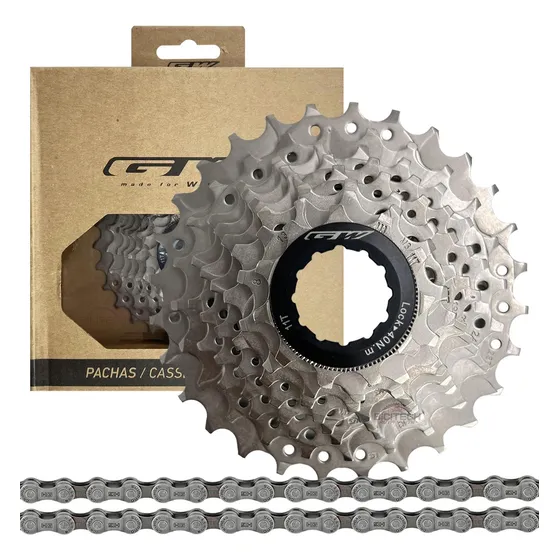 Cadenilla Shimano 8v Hg40 + Pacha Gw 8v Bicicleta Ruta 11-28