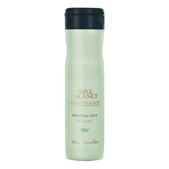 Shampoo Cabellos Grasos Ossono Menta Lima Y Te Verde X 250ml