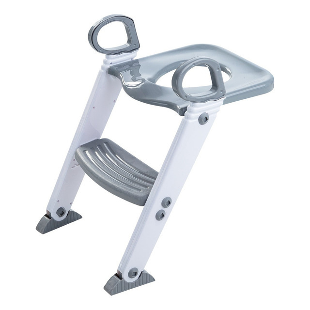 Redutor De Assento Sanitário Infantil Clingo Redutor De Assento Sanitário Cinza/branco Redutor De Assento Sanitário Infantil Clingo Redutor De Assento Sanitário Cinza/branco