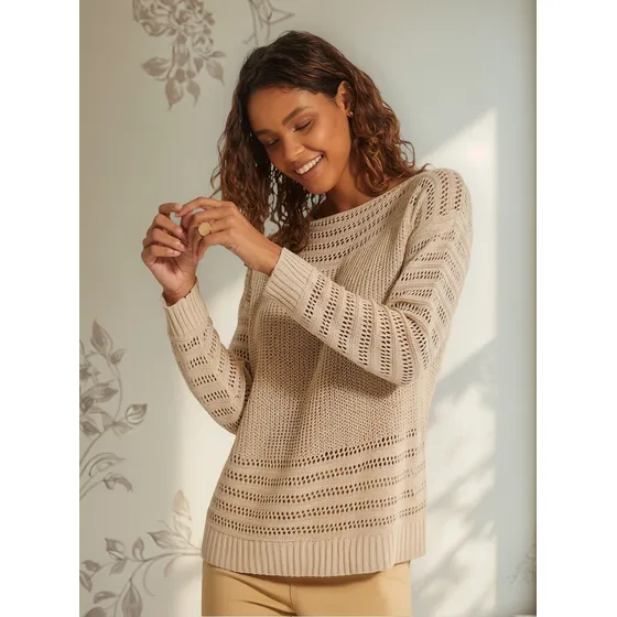 Saco Para Mujer Marca Patprimo Color Beige Viscosa #3033