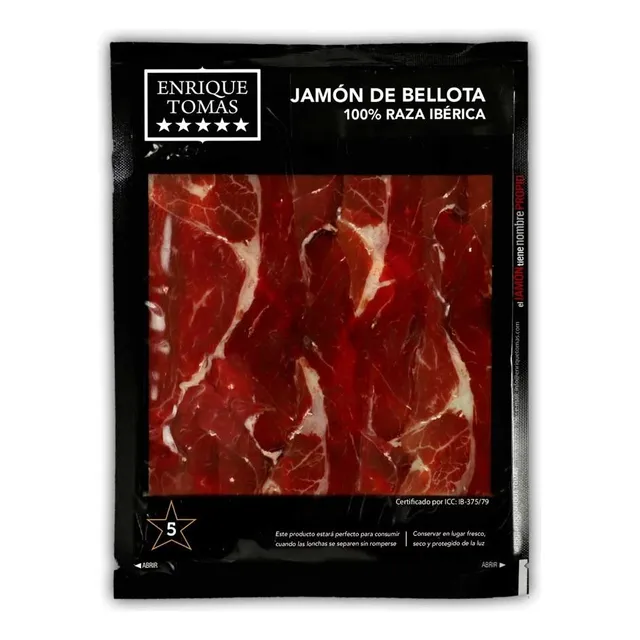 Jamón Ibérico De Bellota Enrique Tomás-sobre 80 Gr